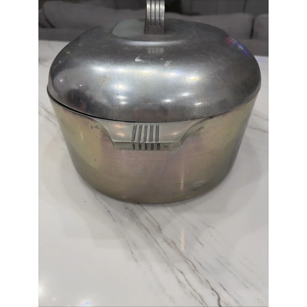 Magnalite 8 Qt Oval Aluminum Dutch Oven Roaster w/Lid Double Handle